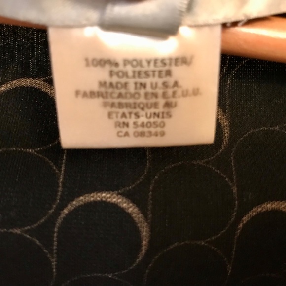 Nine West v-neck wrap top sleeveless geometric S - Picture 9 of 14